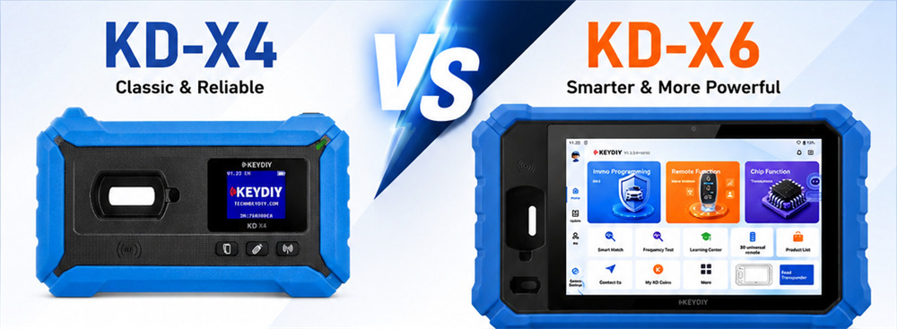 KEYDIY KD-X4 VS KD-X6