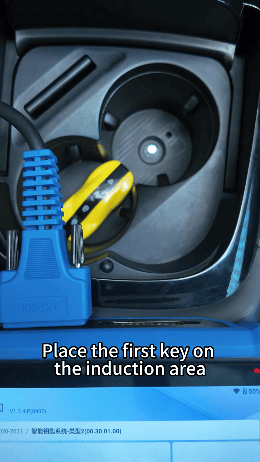 KEYDIY ZB71-4 Smart Key Amber Yellow