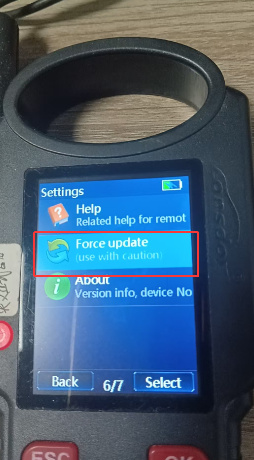 LONSDOR KH100+ Update Failure Resolved 4
