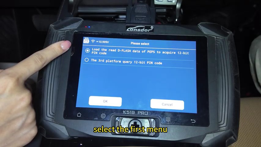 lonsdor k518 pro 2026 lexus rx350h 8a b6 key add guide 6