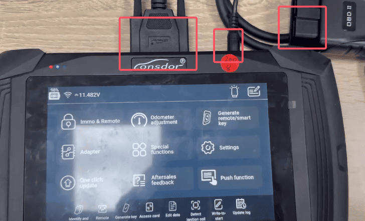 LONSDOR K518 PRO OBD Cable Self Check Error Solution 6