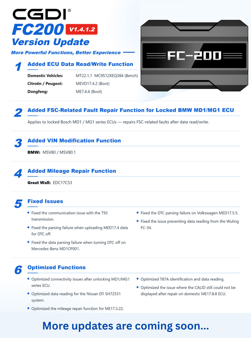 cgdi fc200 update