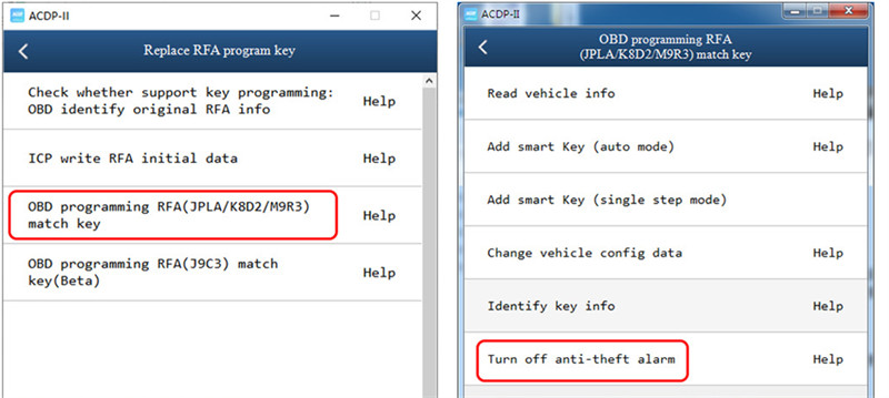 yanhua acdp turn off 2018+ jlr anti theft alarm 6